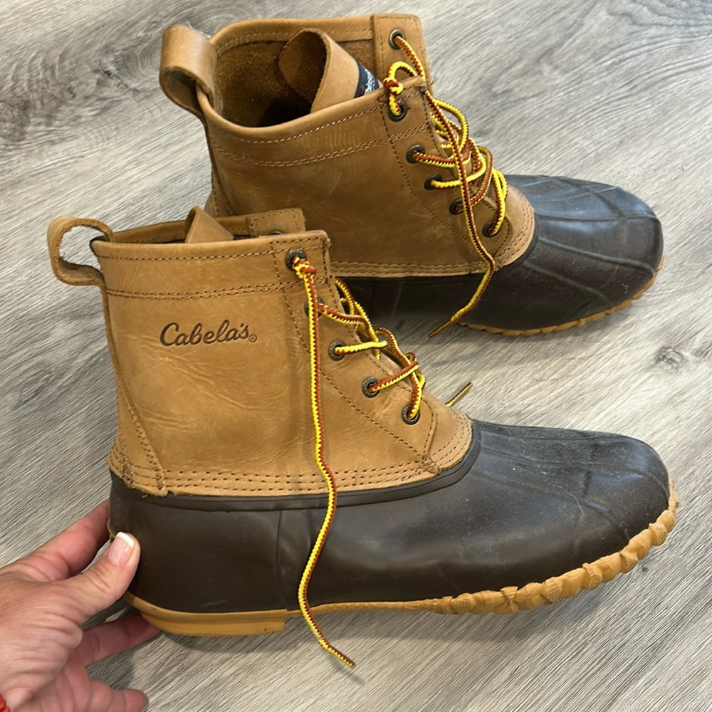 Men’s Cabela waterproof boots size 12